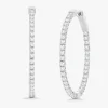 Vivienne Diamond Hoop Earrings 2 ctw