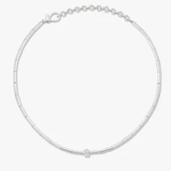 Wolfe Oval Diamond Adjustable Necklace
