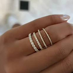 Zara Diamond Eternity Stacking Bands