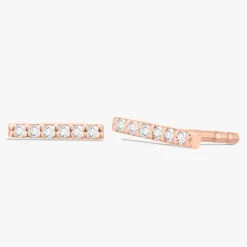 Zoey Single Row Diamond Stud Earrings